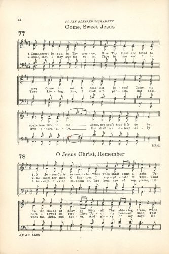 Manual of Select Catholic Hymns and Devotions, 1885