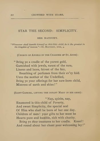 Crowned With Stars, 1881