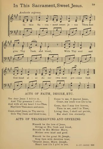 Hymn of the Month Archives - Mother of Mercy Catholic Hymns