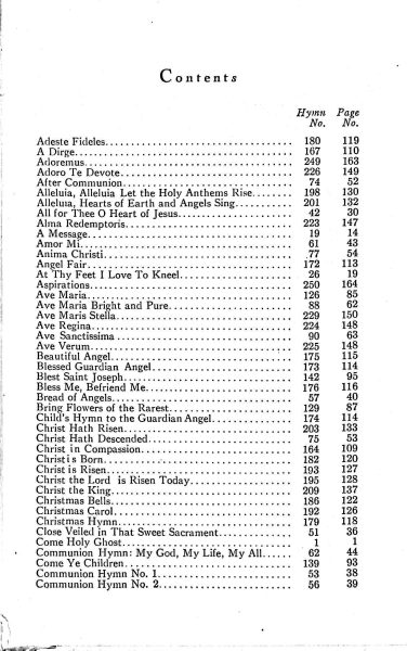 Selected Hymns, 1930